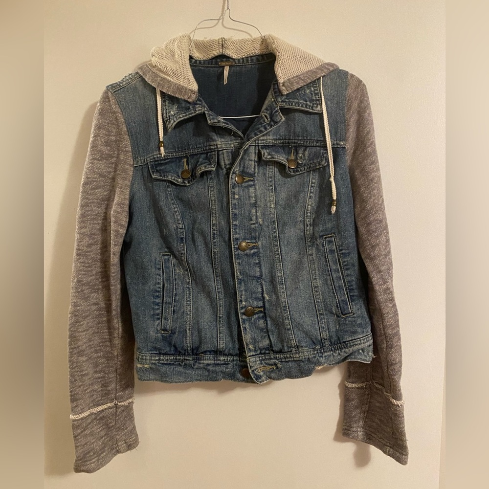 Designer Jean Hoodie jacket